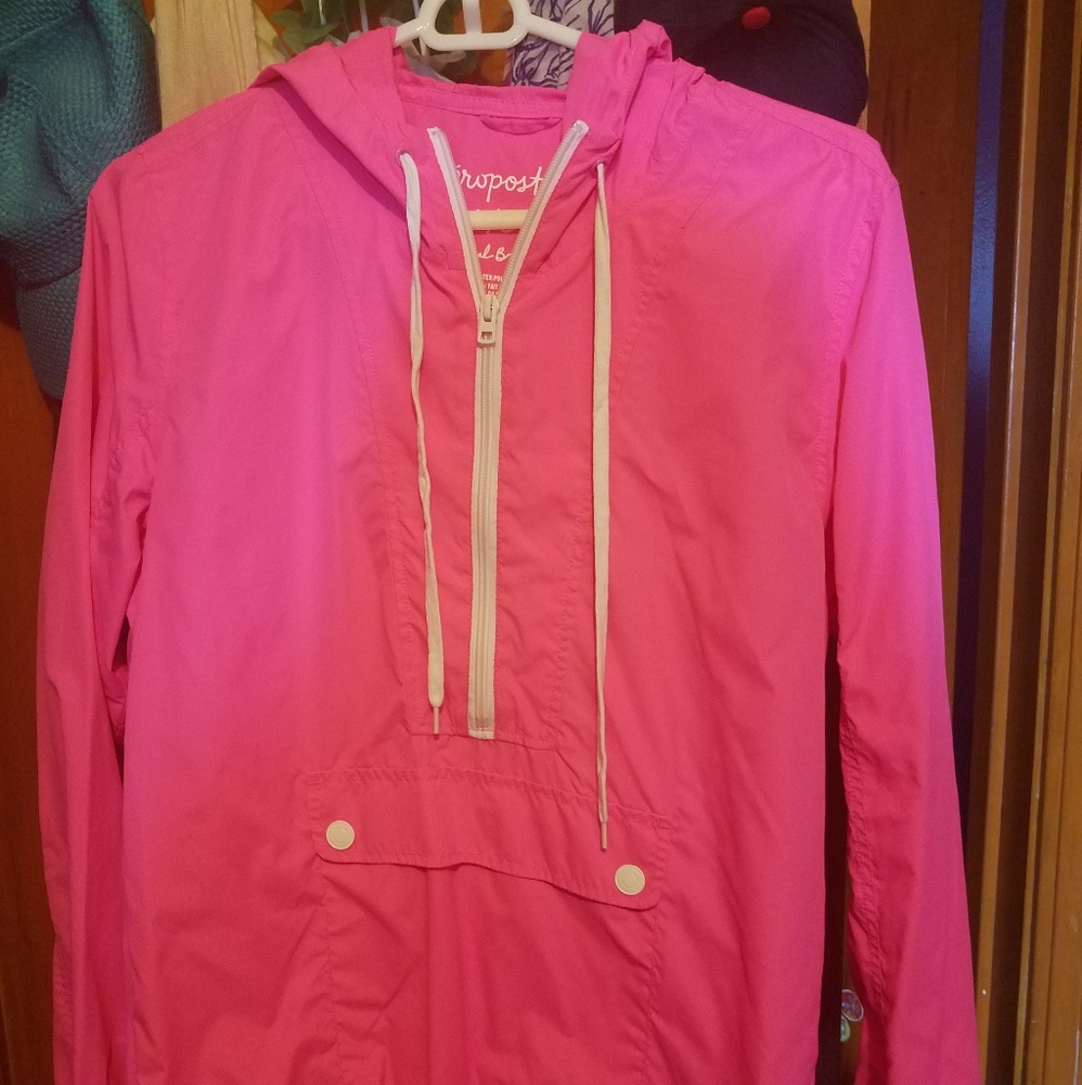 Neon Pink Windbreaker